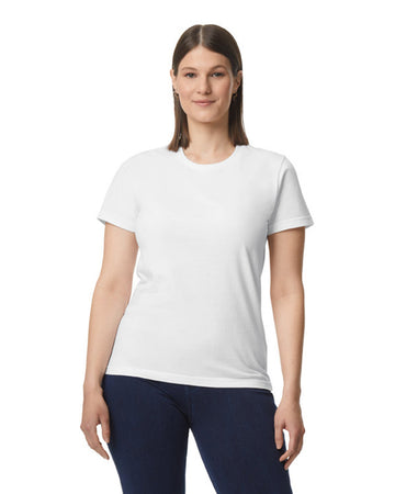 T-shirt pour dames à soupe de softstyle mi-poids