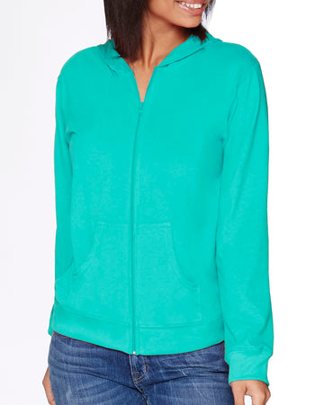 Adult Sueded Full-Zip Hoody