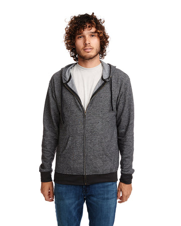 Adult Denim Fleece Full-Zip Hoody