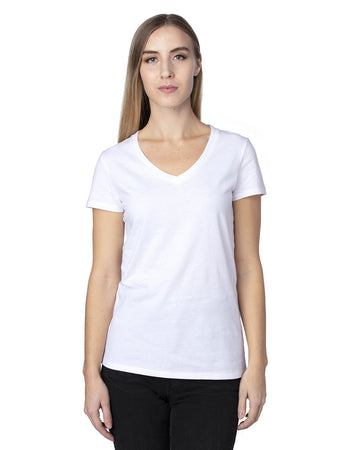 Ladies Ultimate Short-Sleeve V-Neck T-Shirt