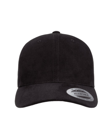 Casquette mi-profil en coton croisé brossé pour adulte